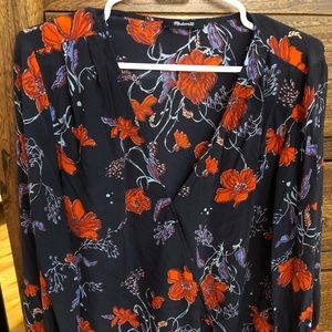 Madewell Floral Blouse